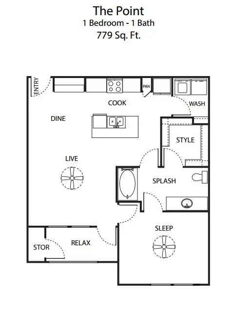 The Point 4203 floor plan